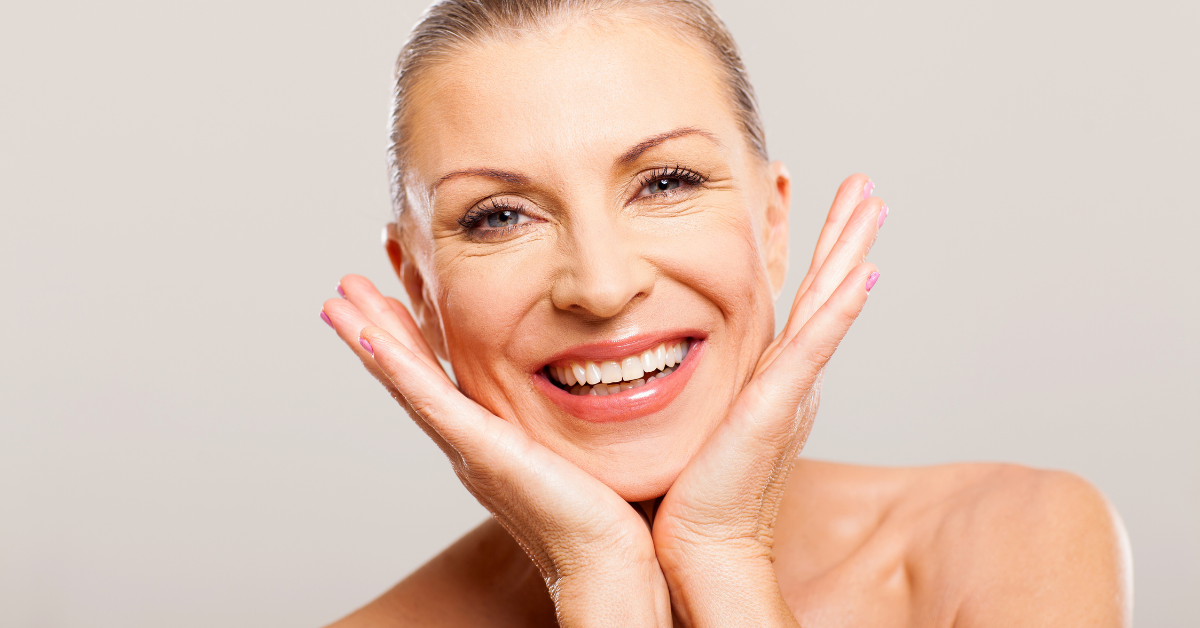 A happy mom experiencing luxurious treatment at Salon de' Allure in Ennis, TX