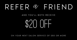 Salon de' Allure referral program