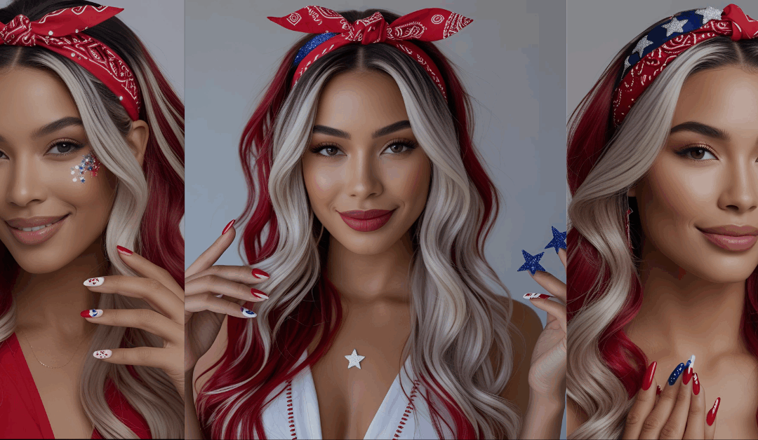 Stars, Strands & Sparkle: 4 Looks That Light Up the 4th