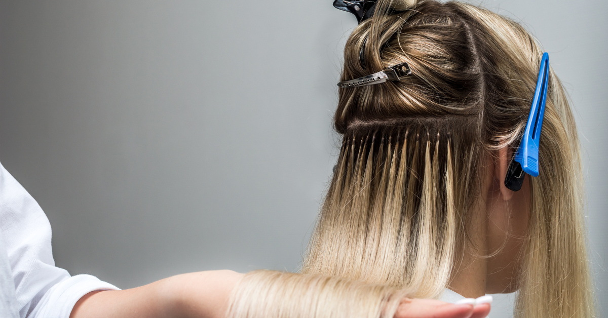 hair extensions by Salon de Allure